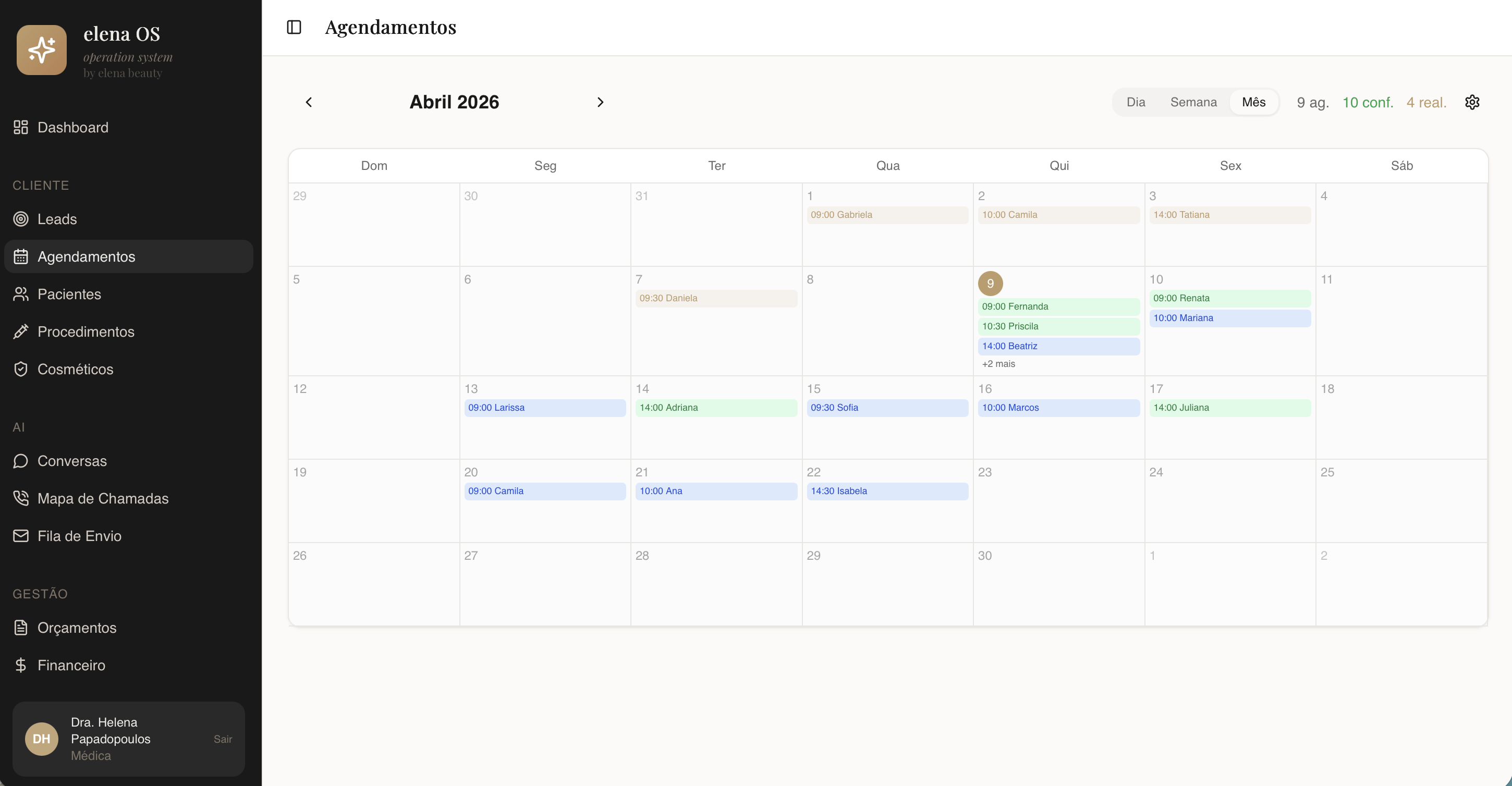 Agenda inteligente